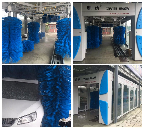 中國(guó)四川成都安裝16款凱沃隧道11刷電腦洗車機(jī)