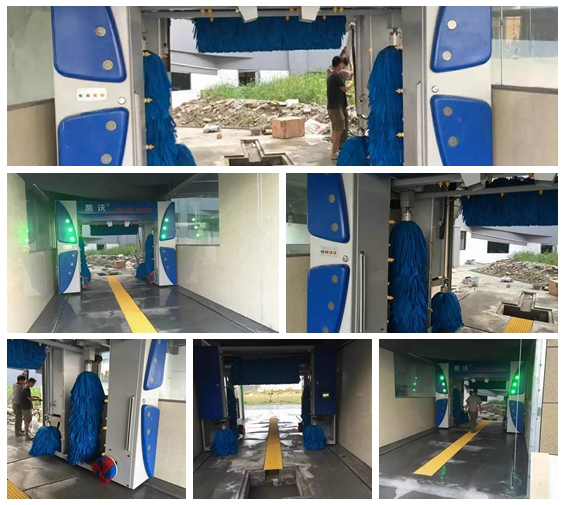 嘉興市南湖區(qū)解放街道大型車輛汽車修理美容站安裝 中國(guó)溫州凱沃歐標(biāo)龍門7刷全自動(dòng)電腦洗車設(shè)備