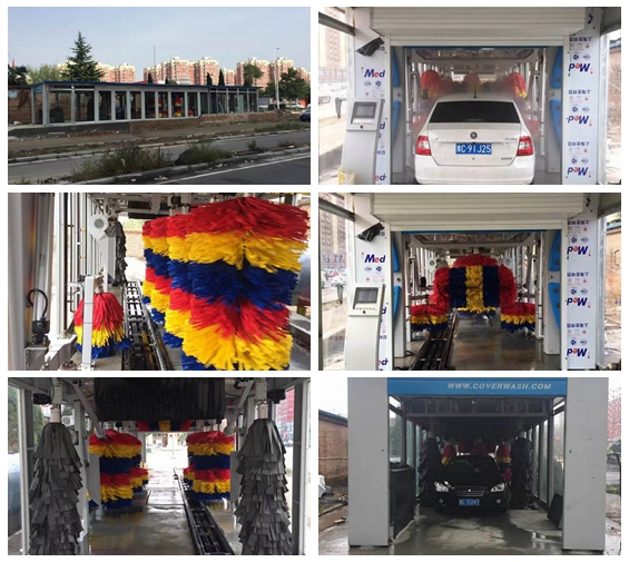 中國(guó)河南省洛陽(yáng)市中心安裝凱沃定制12刷帶擦干拋光刷系統(tǒng)設(shè)備