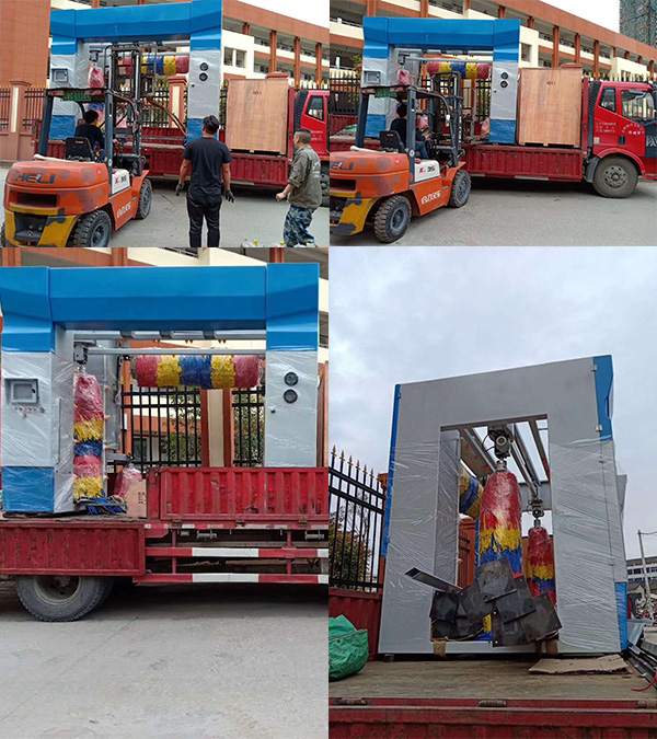 河南洗車機(jī)一臺(tái)發(fā)貨